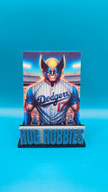 Wolverine as Shohei Ohtani No. 17 - Marvel/MLB Los Angeles Dodgers Matte Custom Card
