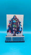 Doctor Doom - Marvel-Inspired Small Dot-Foil Holographic Custom Card with Canvas Back