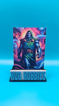Doctor Doom in Space - Marvel-Inspired Light Frost Holographic Custom Card