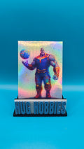 Thanos Holding the World in His Right Hand - Marvel-Inspired Holographic Custom Card