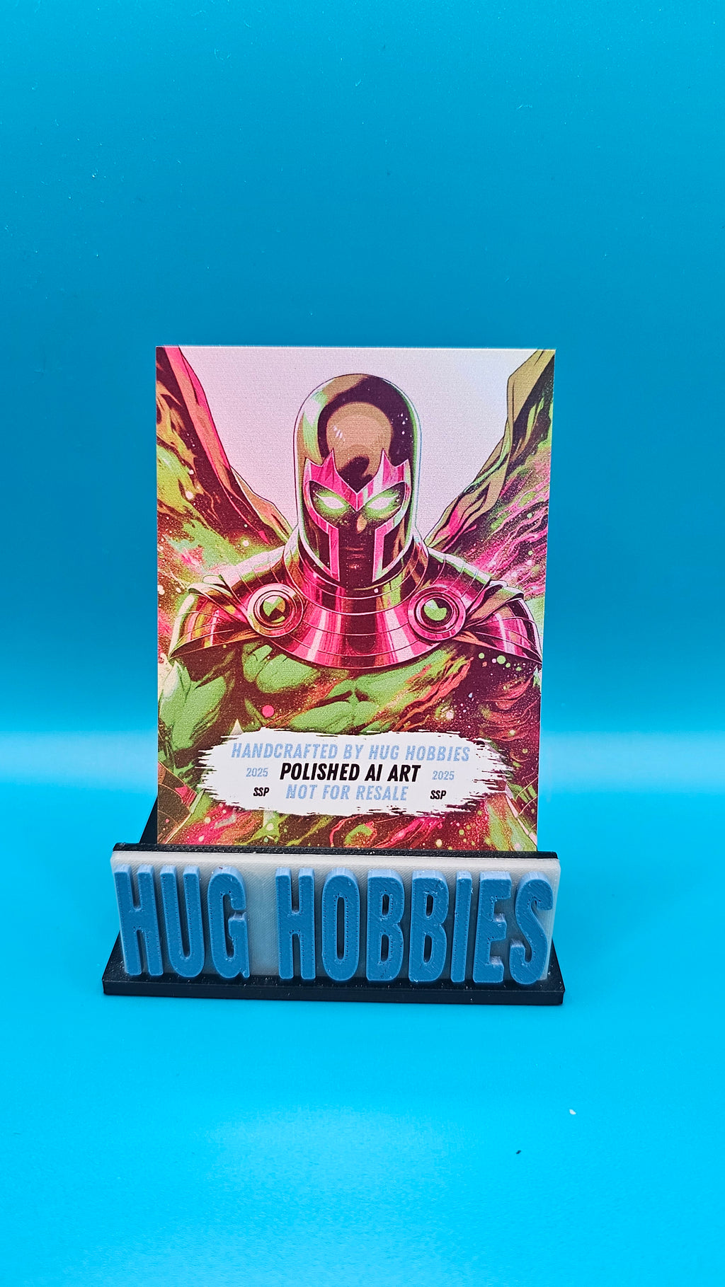 Magneto - Marvel-Inspired White Frost Holographic Custom Card