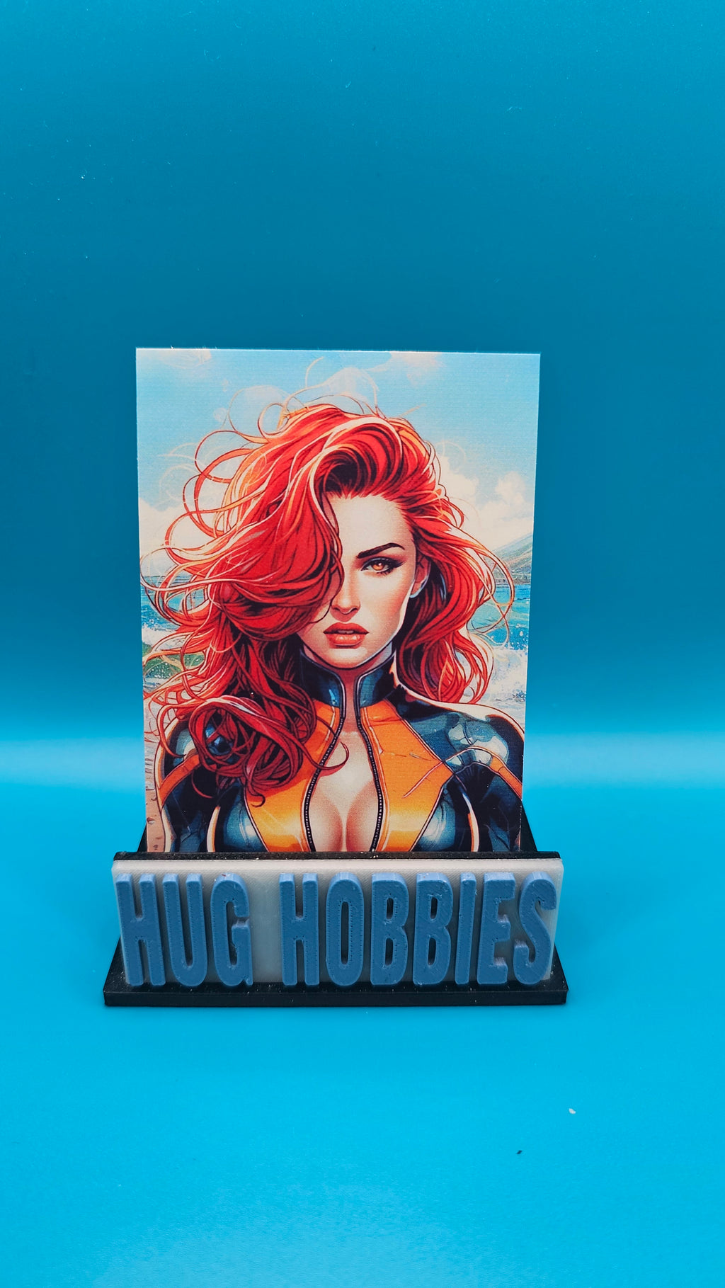 Jean Grey - Marvel-Inspired Glossy Layered Custom Card
