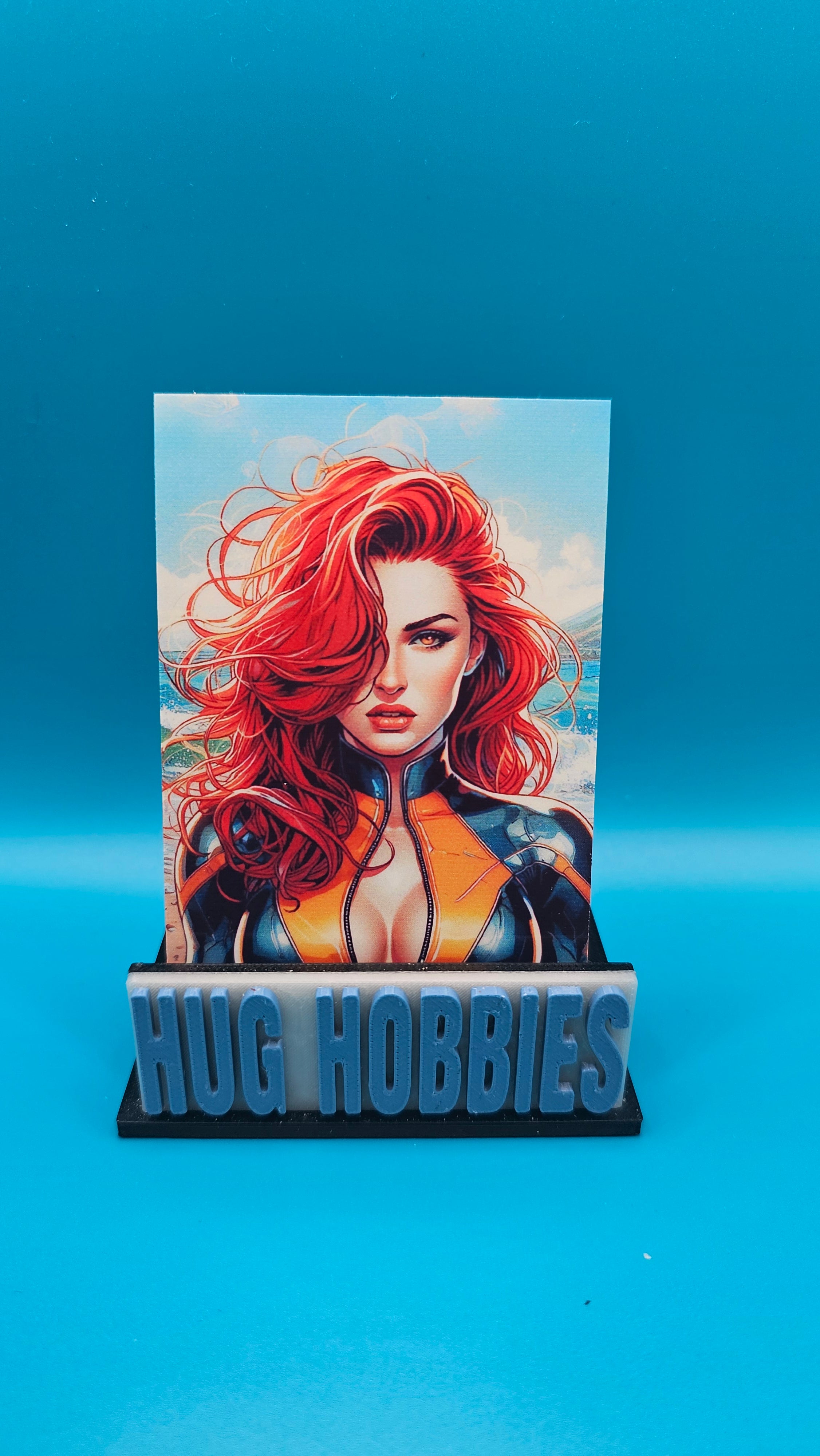 Jean Grey - Marvel-Inspired Glossy Layered Custom Card