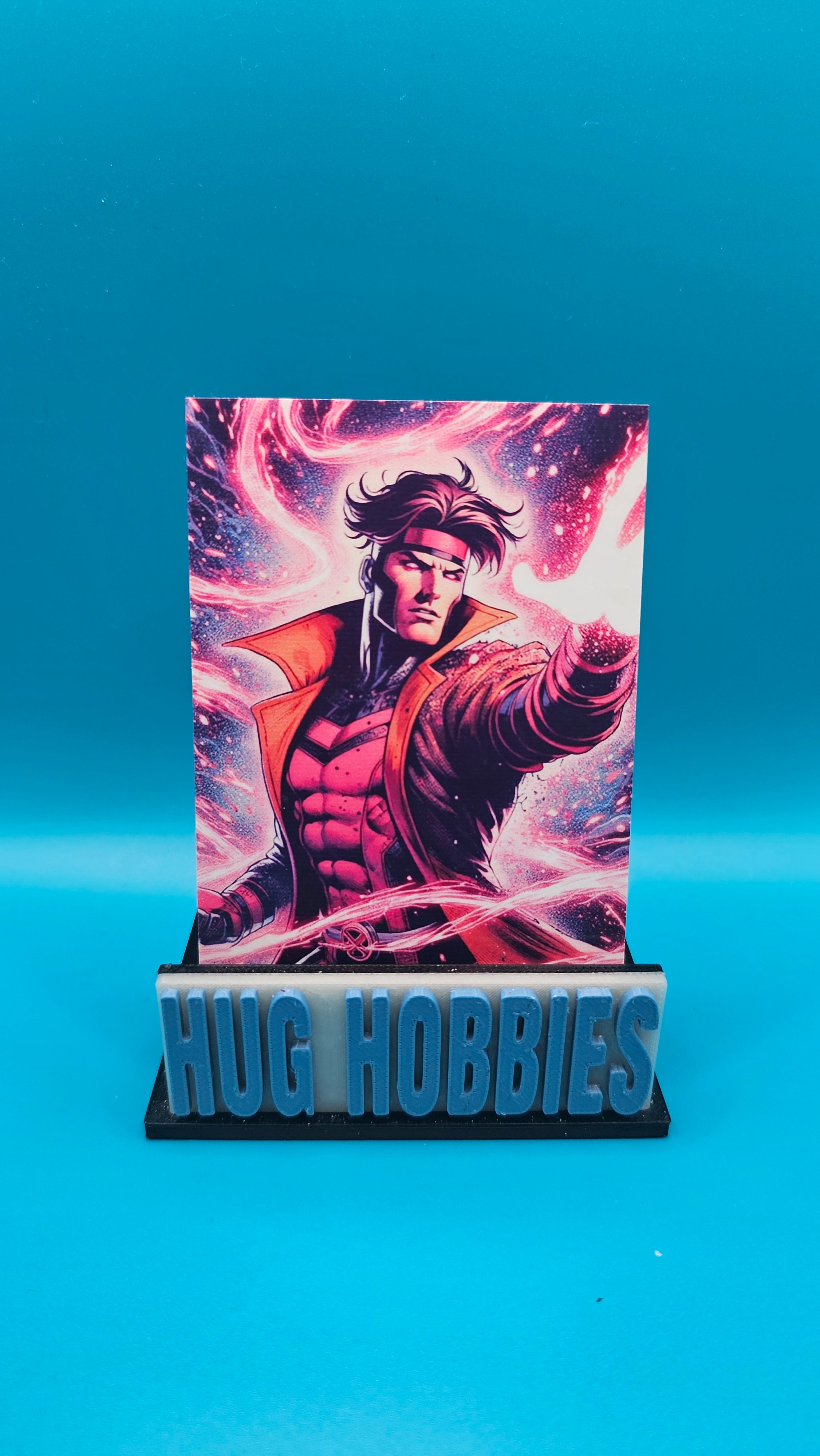 Gambit - Marvel-Inspired Glossy Layered Custom Card