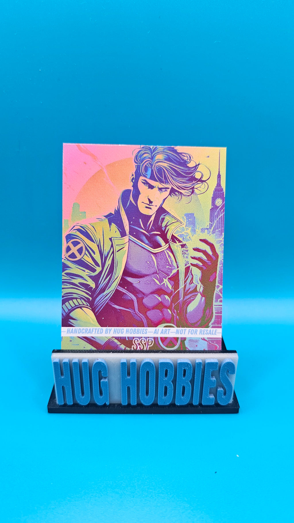 Gambit - Marvel-Inspired Cracked-Ice Holographic Custom Card