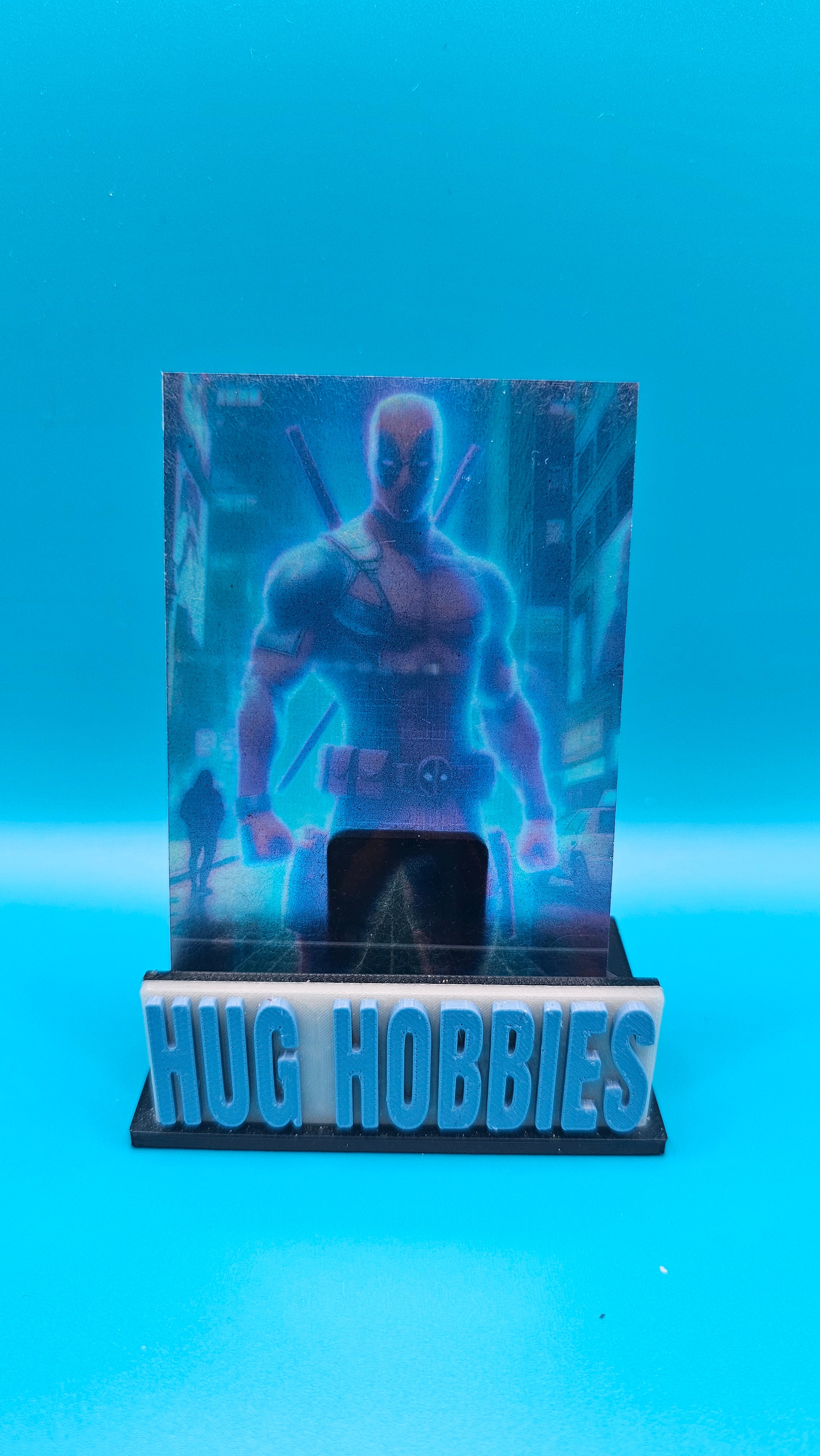 Deadpool - Marvel-Inspired Cloudy Transparent Custom Card