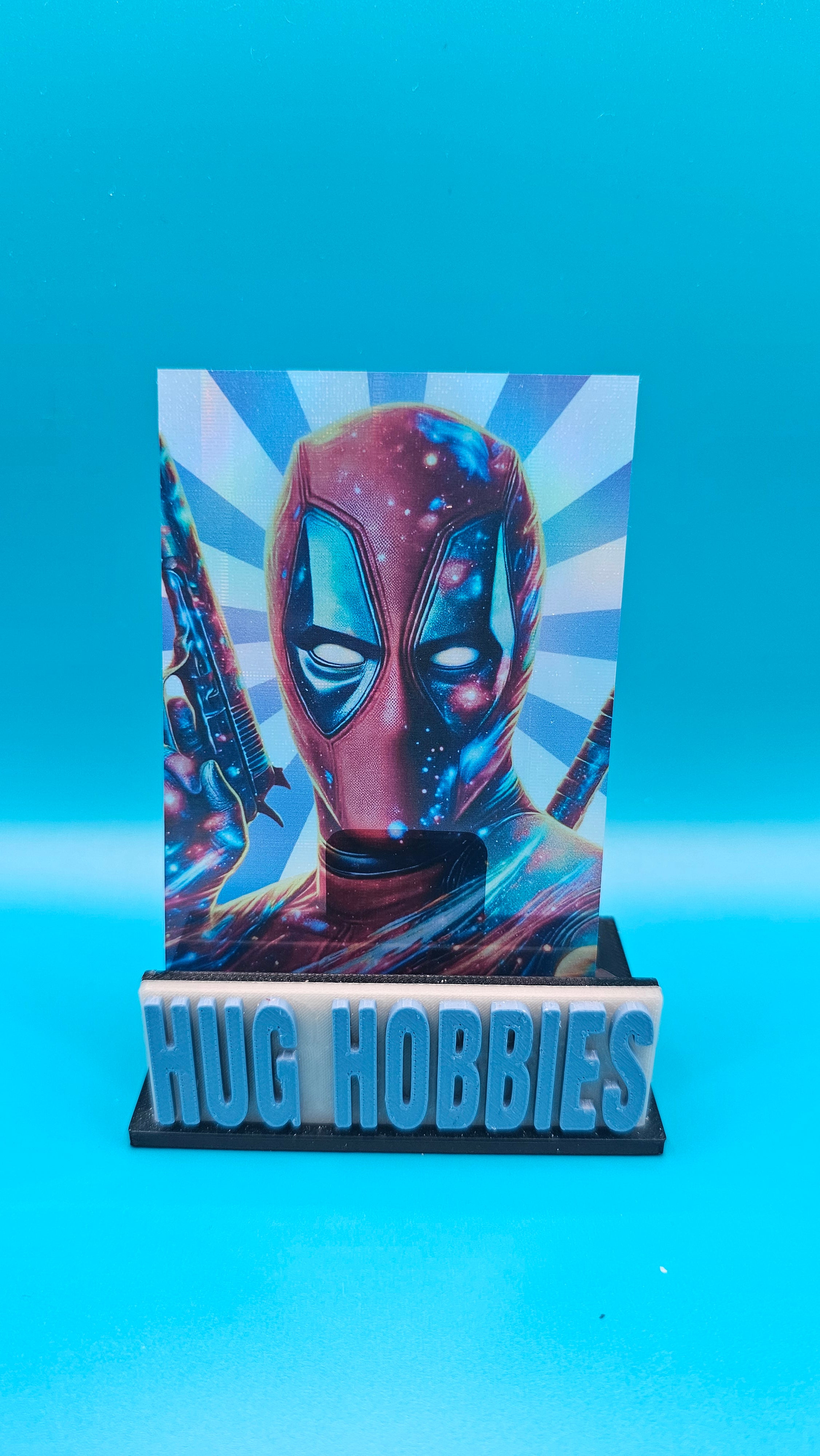 Deadpool - Marvel-Inspired Prism Holographic Transparent Custom Card