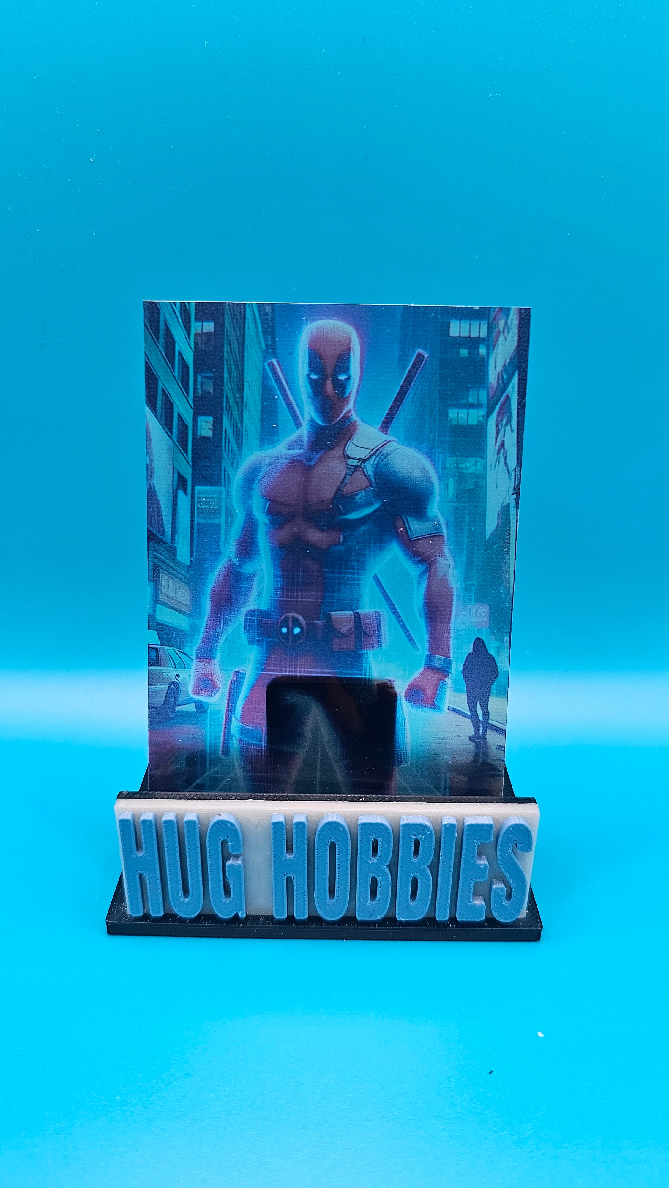 Deadpool - Marvel-Inspired Cloudy Transparent Custom Card