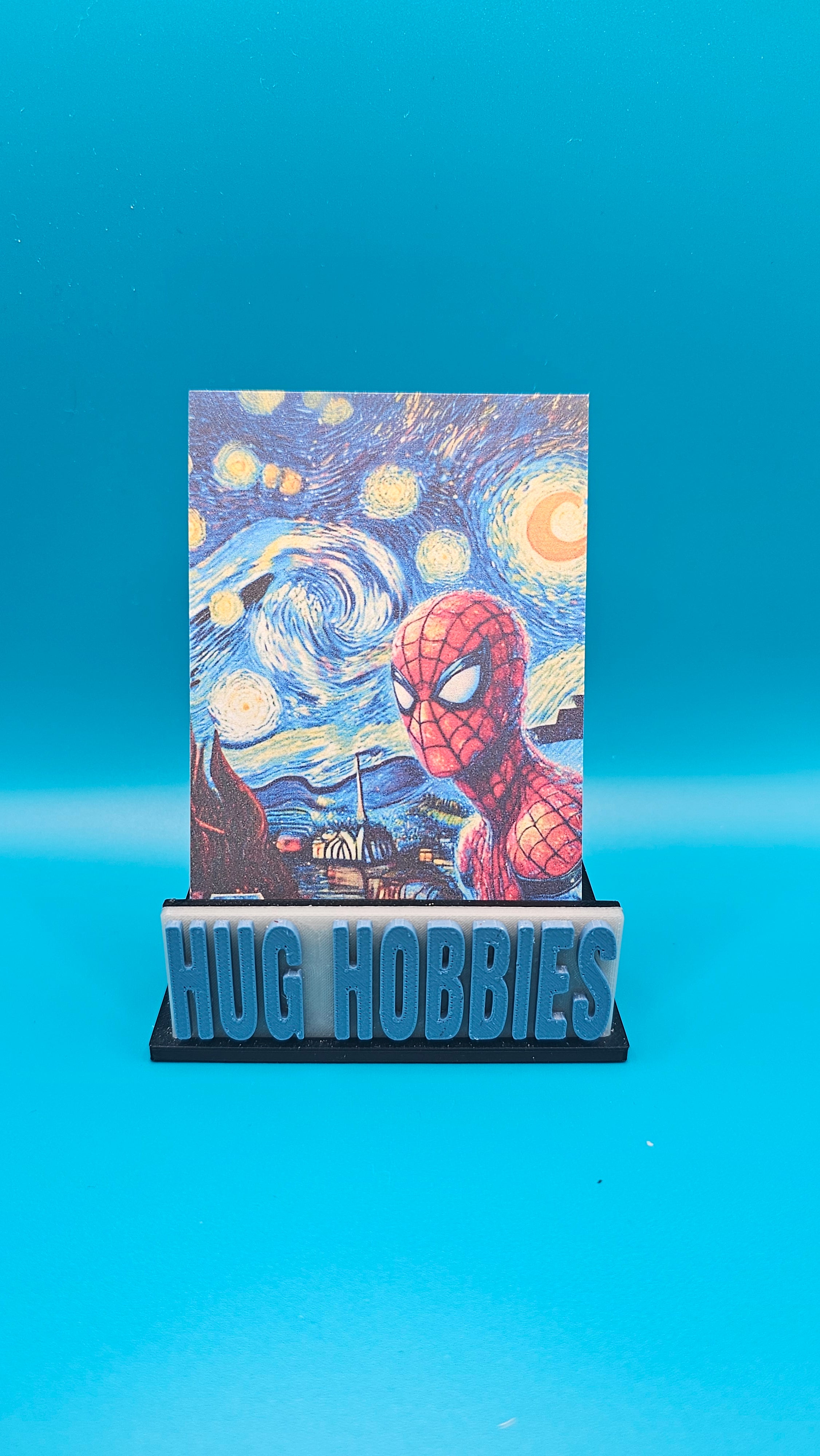 Spider-Man Van Gogh - Marvel-Inspired Matte Custom Card