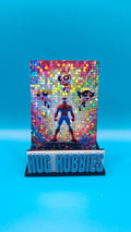 Spider-Man and The Powerpuff Girls - Marvel-Inspired Dot-Foil Holographic Mashup Custom Card