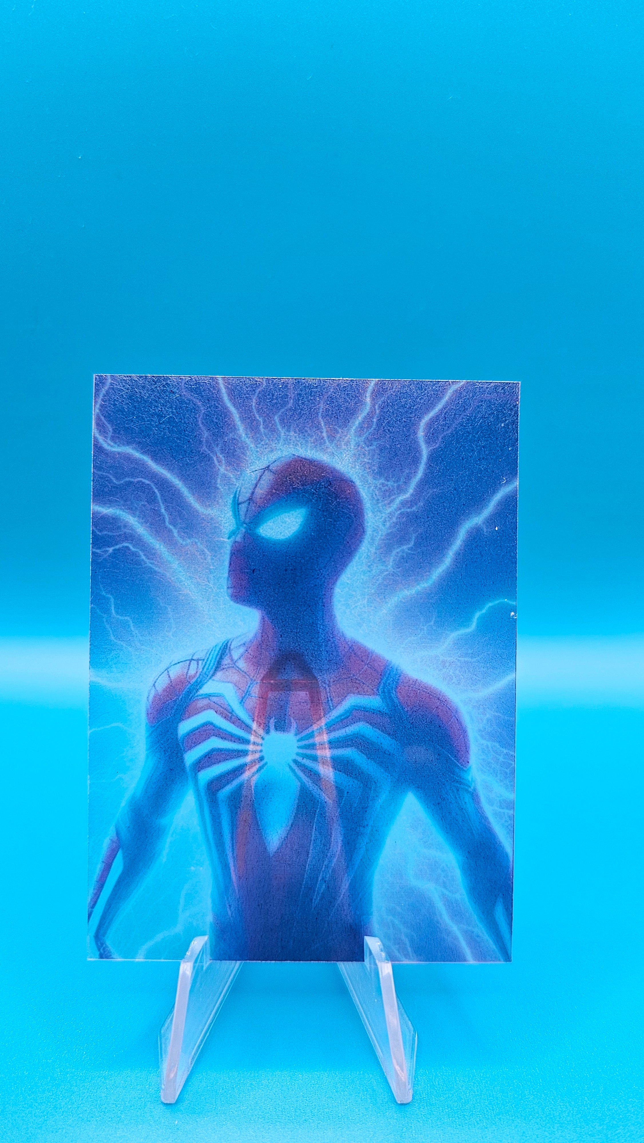 Spider-Man - Marvel-Inspired Cloudy Transparent Custom Card