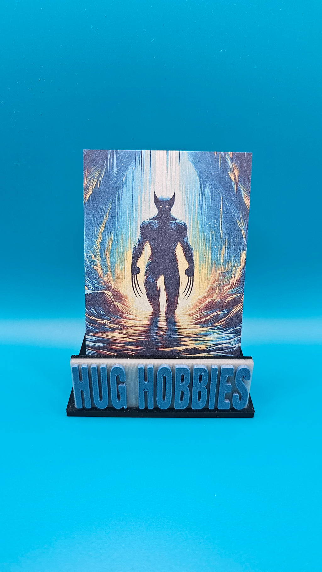 Wolverine in a Cave - Marvel-Inspired Matte Custom Card