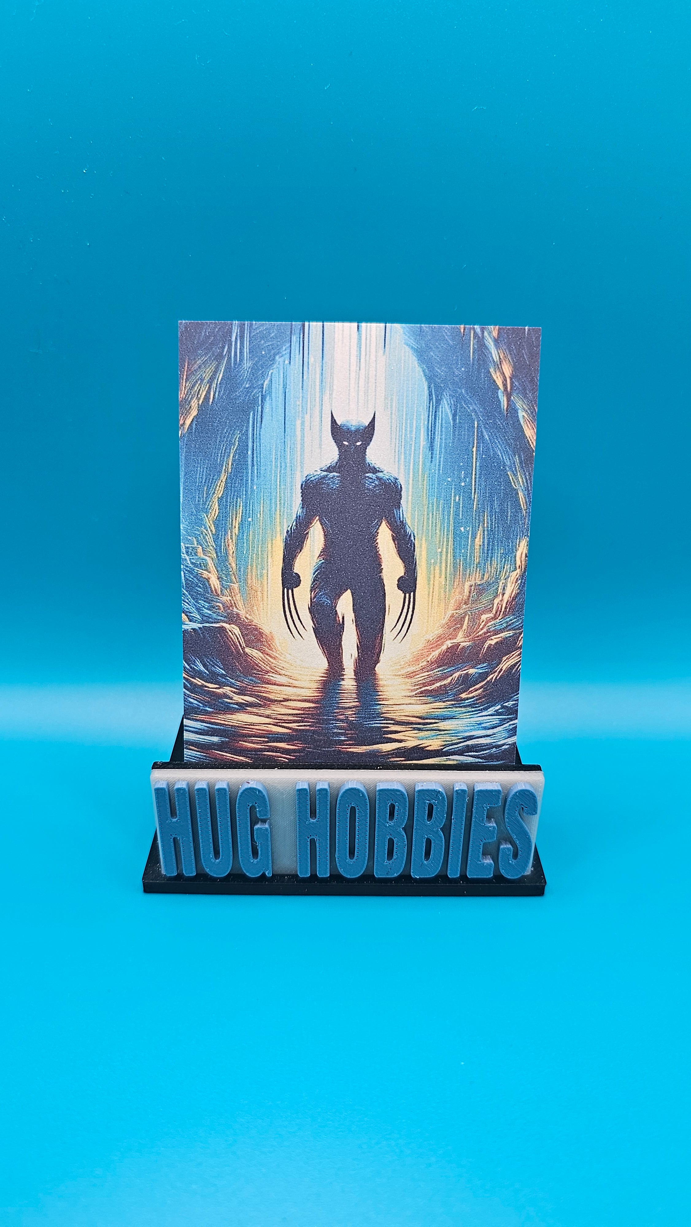 Wolverine in a Cave - Marvel-Inspired Matte Custom Card