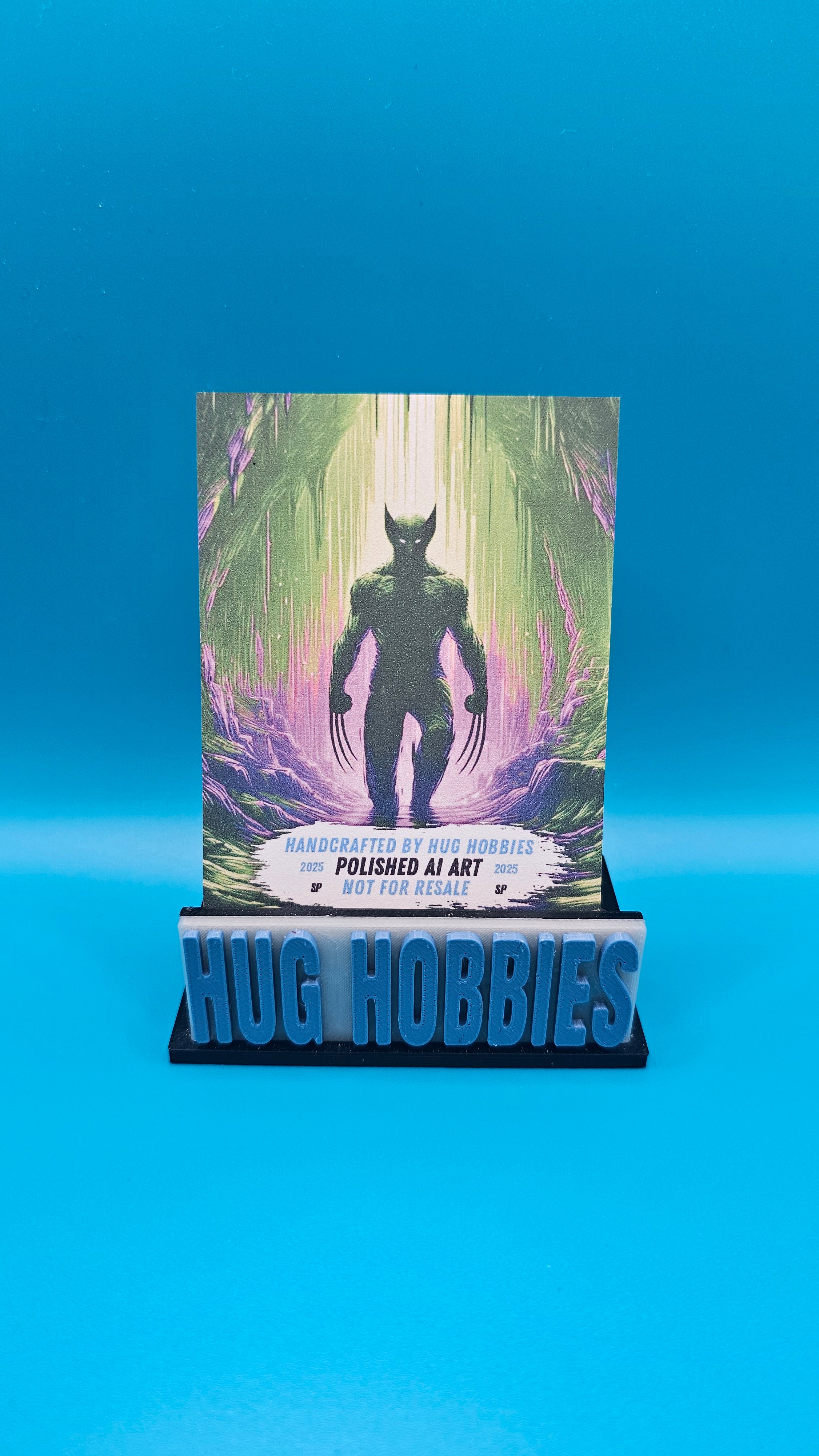 Wolverine in a Cave - Marvel-Inspired Matte Custom Card