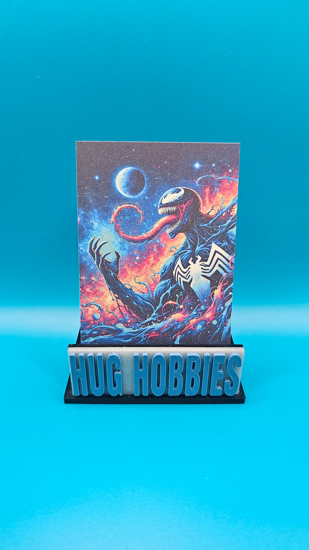 Venom in Space - Marvel-Inspired Matte Custom Card