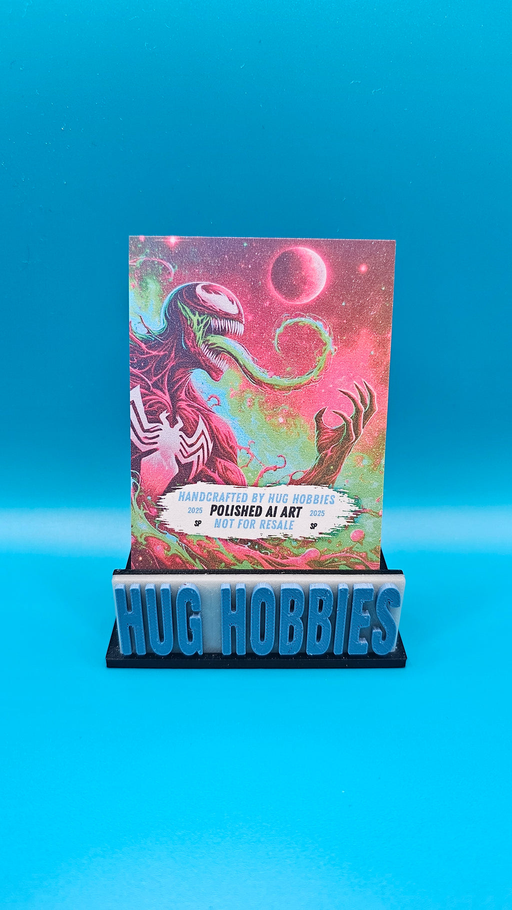 Venom in Space - Marvel-Inspired Matte Custom Card
