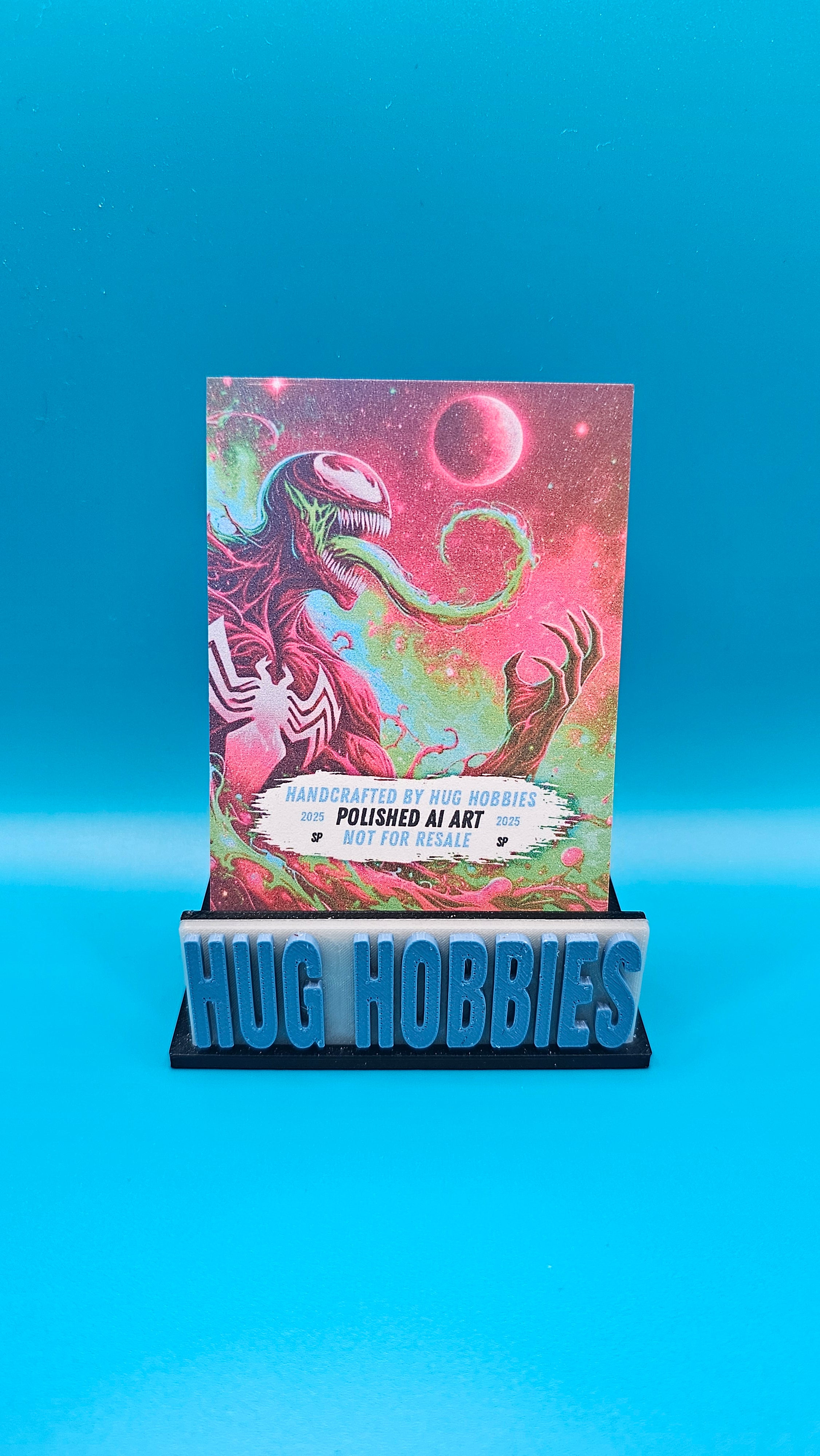 Venom in Space - Marvel-Inspired Matte Custom Card