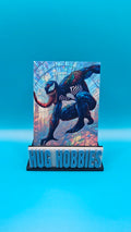 Venom - Marvel-Inspired Cracked-Ice Spot-Foil Trial Holographic Custom Card