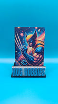 Wolverine in Space - Marvel-Inspired Light Frost Holographic Custom Card