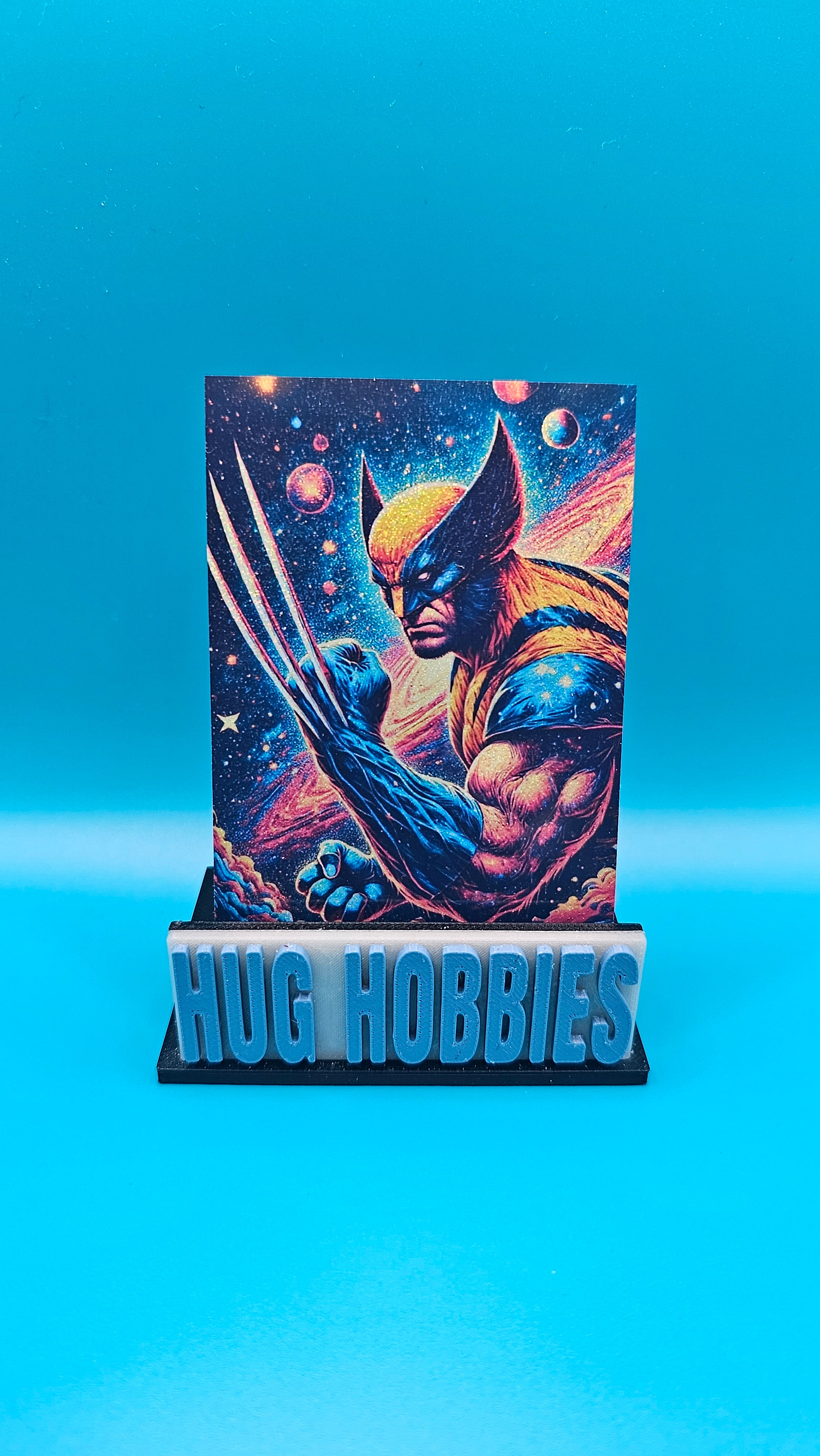 Wolverine in Space - Marvel-Inspired Light Frost Holographic Custom Card