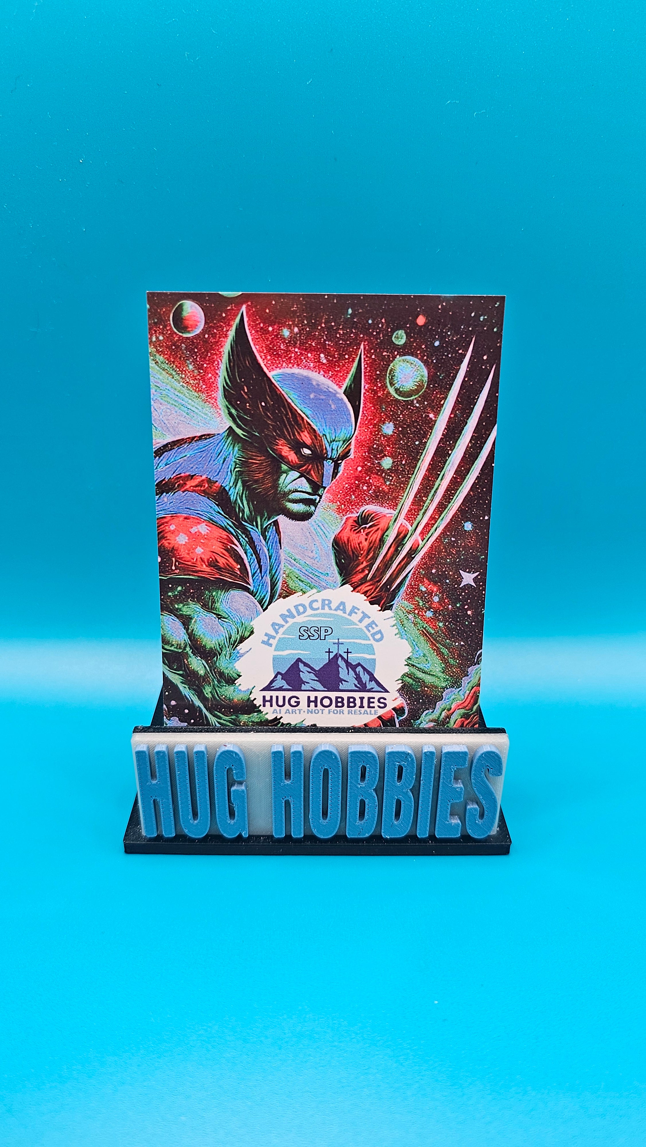 Wolverine in Space - Marvel-Inspired Light Frost Holographic Custom Card