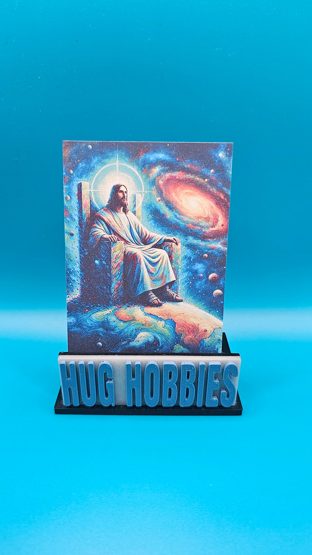 Jesus on His Throne with Earth as His Footstool - Jeremiah 29:11 Christian Matte Custom Card