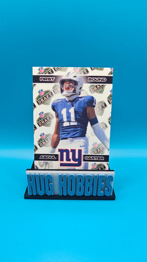 Abdul Carter 2025 First-Round Rookie Insert - Penn State Nittany Lions / New York Giants Glow-in-the-Dark Custom Card