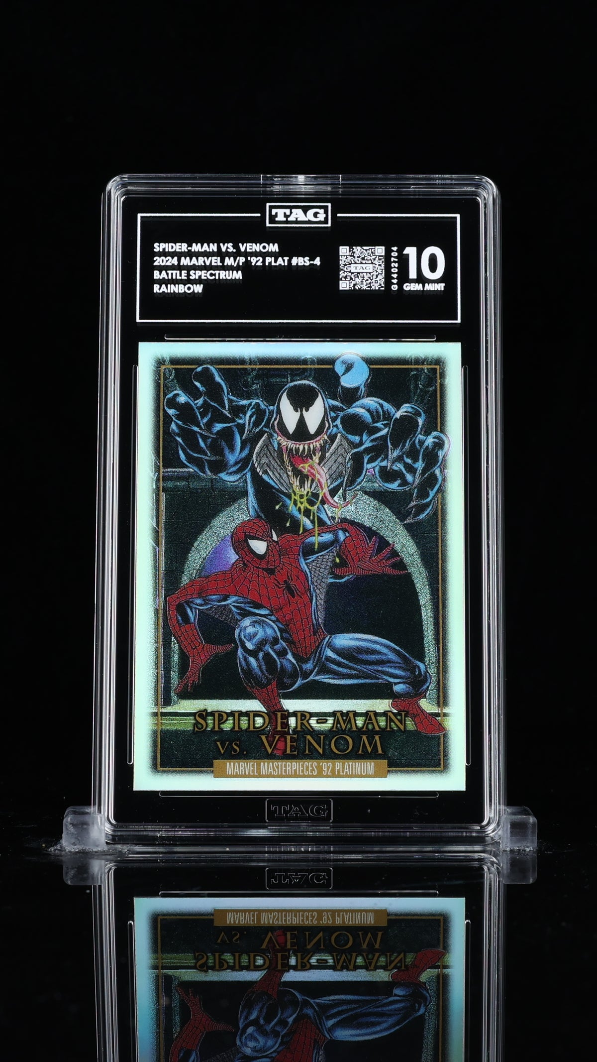 2024 SkyBox Marvel Spider-Man vs Venom Rainbow #BS-4 TAG 10 Gem Mint